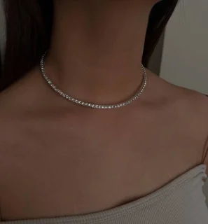 گردنبند طوق نگینی