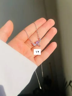 گردنبند پلاک جواهری آفی²